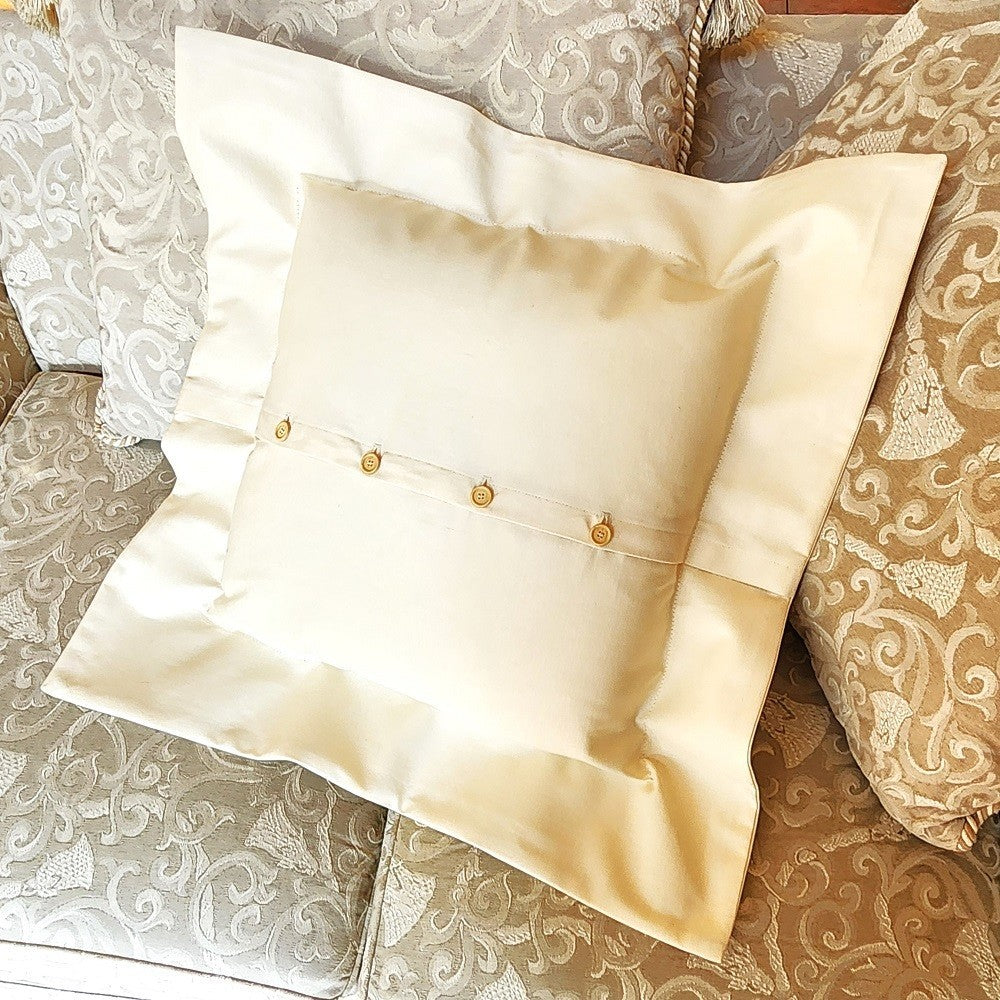 TULIP TRIPTYCH Embroidered Pillow Cover