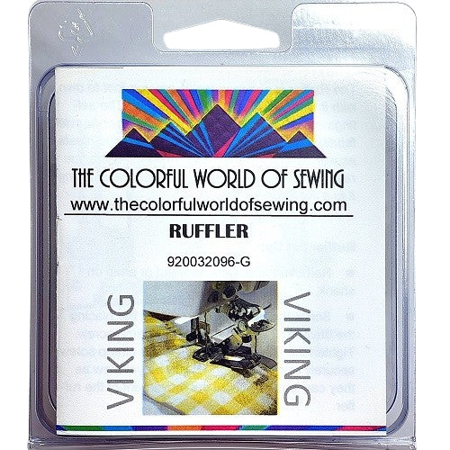 Pfaff Ruffler Foot for Viking made J & L models packaged