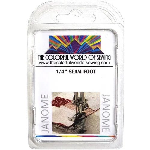janome 1/4" seam foot "o" packaged