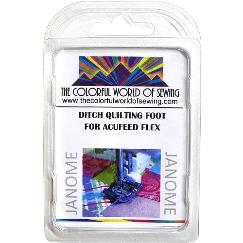 Janome AcuFeed Ditch Quilting Presser Foot packaged