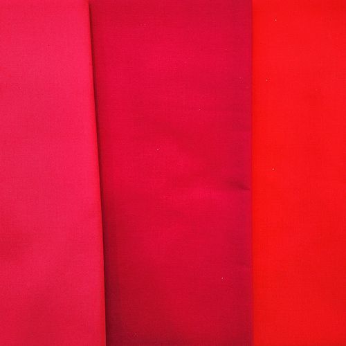 Kona Cotton Quilting Fabric- Three, 1 Yard Cuts, Bright Pink