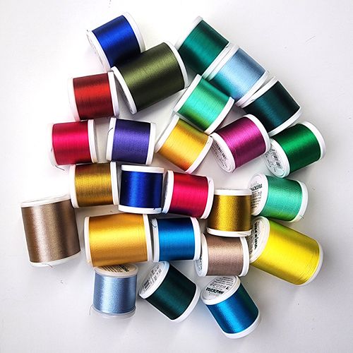 Madeira Rayon Embroidery Thread Grab Bag 25 Spools Small & Large