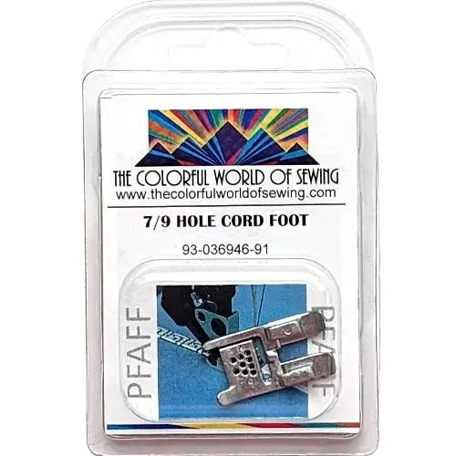 pfaff 7/9 hole cord foot packaged
