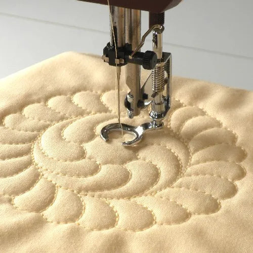 Open Toe Free Motion Quilting Foot for High Speed Straight Stitch Machines 2