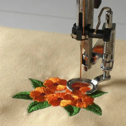 Open Toe Free Motion Quilting Foot for High Speed Straight Stitch Machines 1