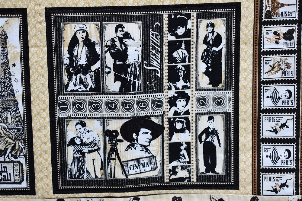 JAZZ AGE Musical Quilted Wall Hanging/Throw
