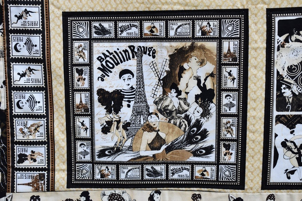 JAZZ AGE Musical Quilted Wall Hanging/Throw