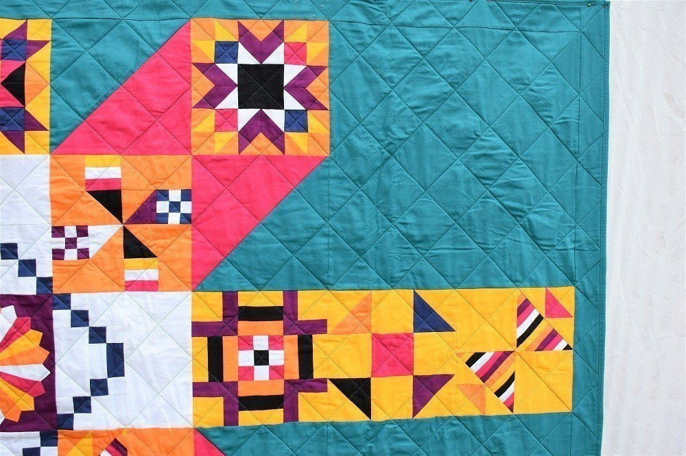 SUNSET X Wall Quilt / Throw Quilt