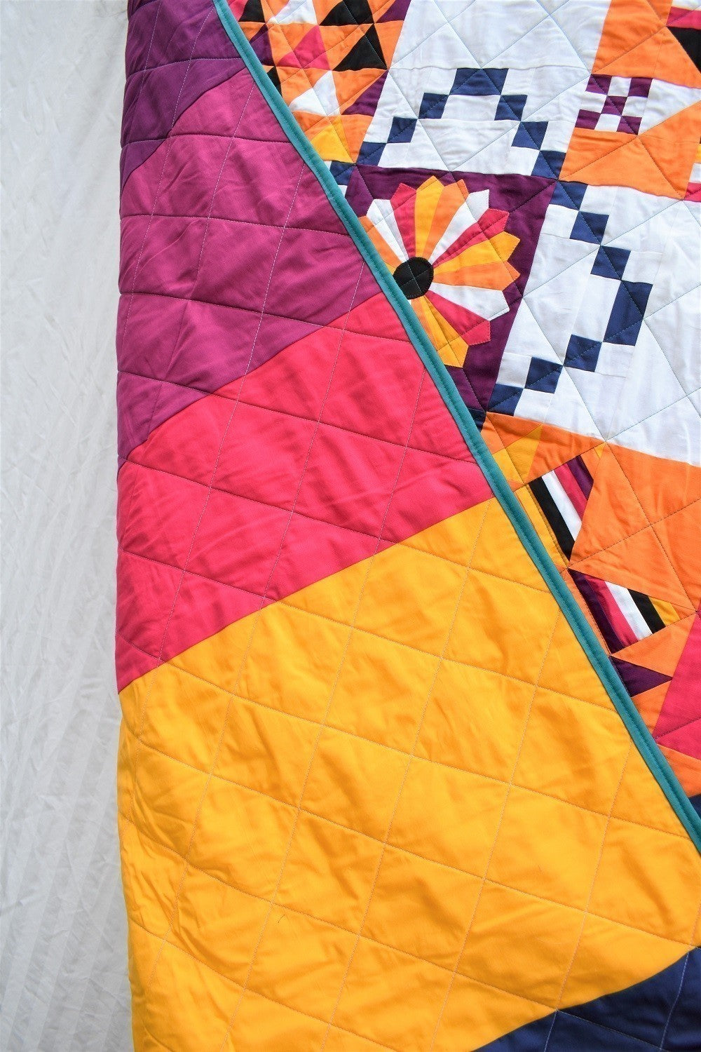 SUNSET X Wall Quilt / Throw Quilt