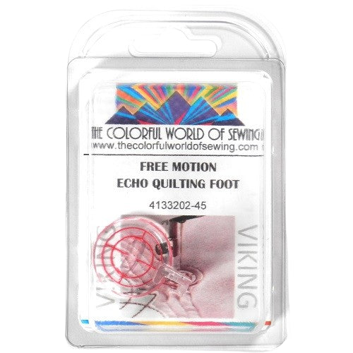 the Husqvarna Viking Free Motion Echo Quilting Foot packaged