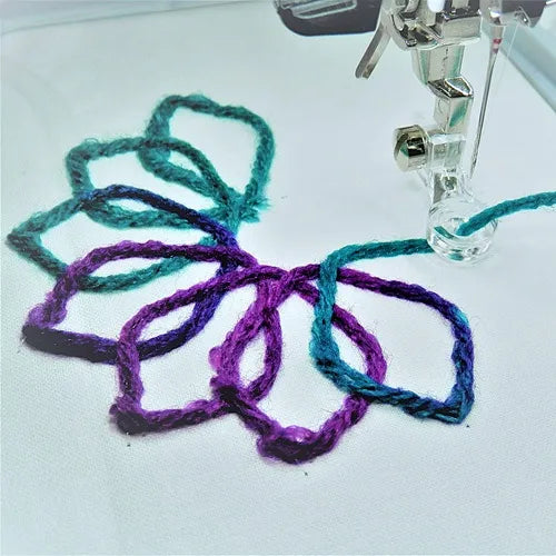 Free Motion Couching Foot Set for Bernina embroidering