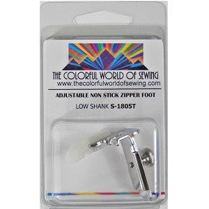 Singer Adjustable Non-Stick Zipper Presser Foot