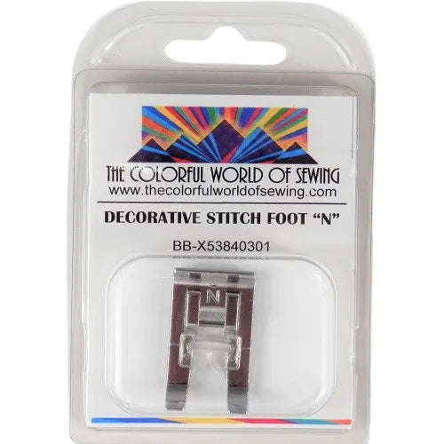 Brother/Baby Lock Decorative Stitch & Monogramming Foot "N" packaged