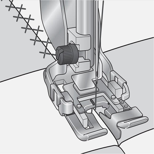 Interchangeable Decorative Guide Sole for the Walking Foot With Interchangeable Soles diagram