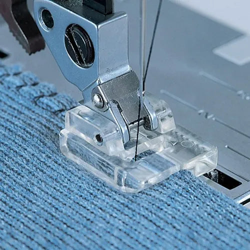 Pfaff Knit Edge Foot sewing an overlock seam