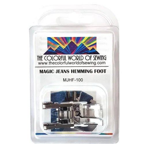 Husqvarna Viking Magic Jeans Hemming Foot packaged