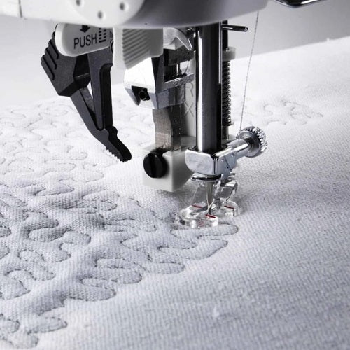Sewing needle on fabric