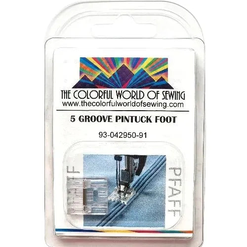 Pfaff Pintuck Foot 5 groove packaged