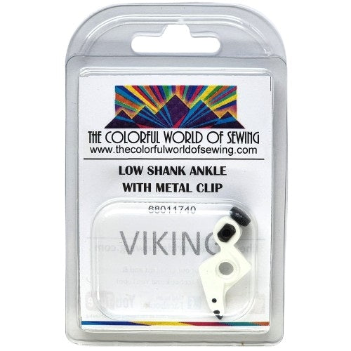 husqvarna viking presser foot ankle/shank with metal clip in package