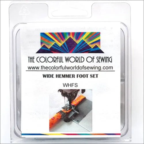 Janome Wide Hemmer Presser Foot Set packaged
