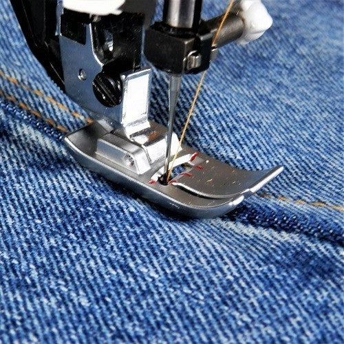 TOPSTITCHING ON DENIM