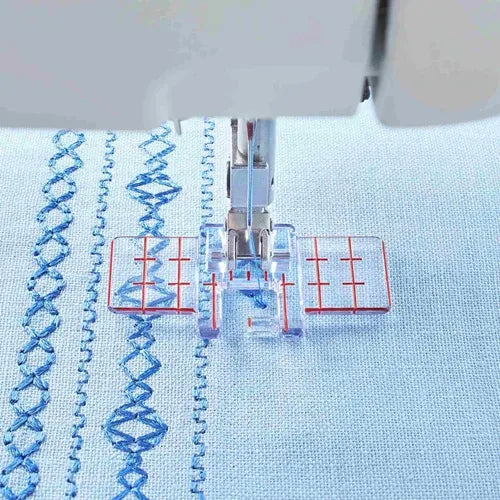 sewing with the Pfaff Multi Line Decorative Foot