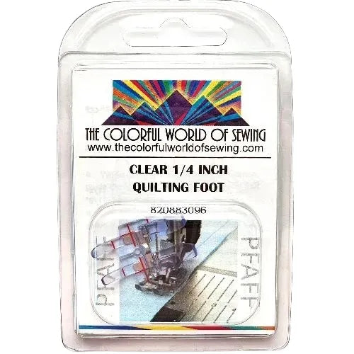 pfaff clear 1/4" foot packaged