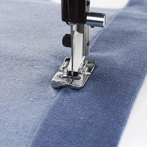 sewing a hem with The Husqvarna Viking Left Edge Topstitch Foot