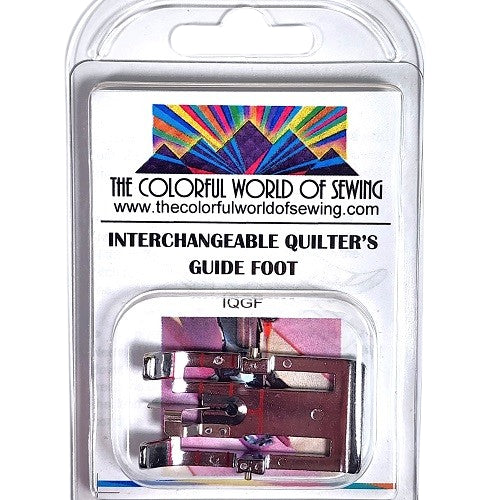 Interchangeable Quilter's Guide Sole for the Walking Foot With Interchangeable Soles packaged