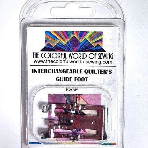 Interchangeable Quilter's Guide Sole for the Walking Foot With Interchangeable Soles