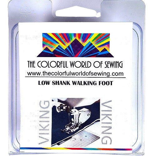 The Husqvarna Viking Dual Feed Walking Foot packaged