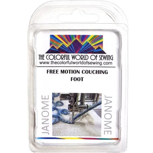 Janome Free Motion Couching Foot High Shank packaged