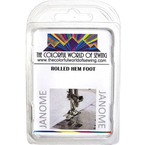 Janome Rolled Hem Presser Foot packaged