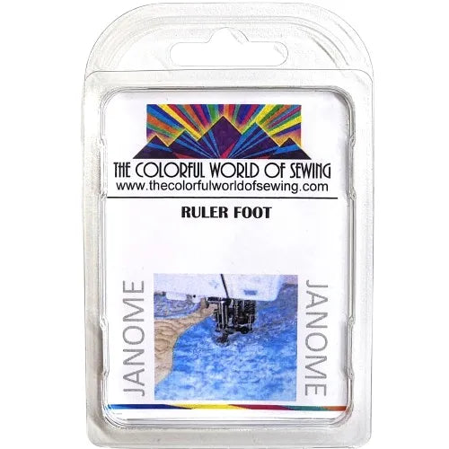 Janome Ruler Foot for High Shank Models packaged