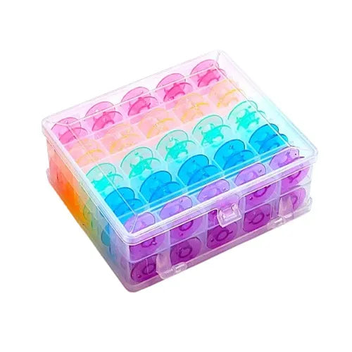 Bernette Class 15 Bobbins colored with box