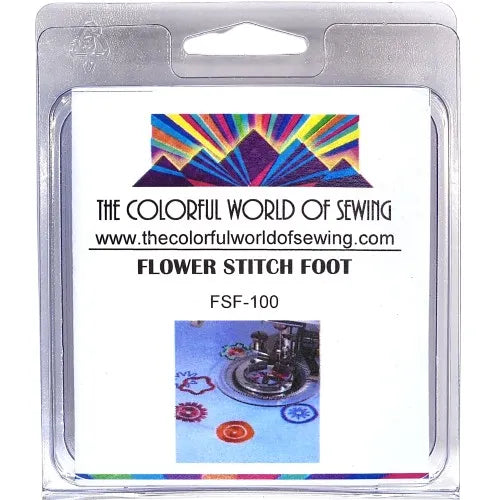 Flower Stitch Foot example 1 packaged