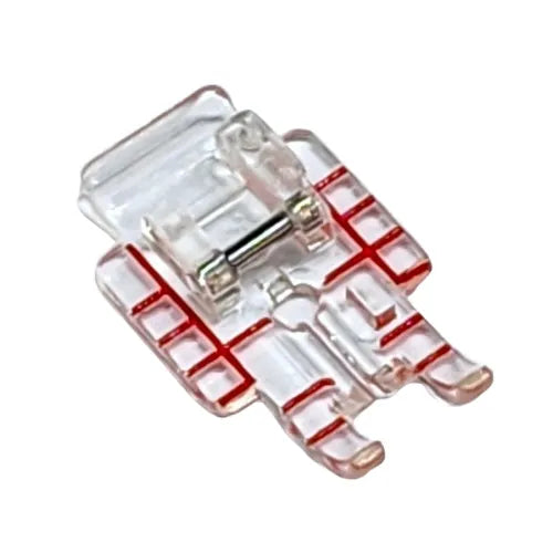 Husqvarna Viking Clear Adjustable 1/4" Foot close up