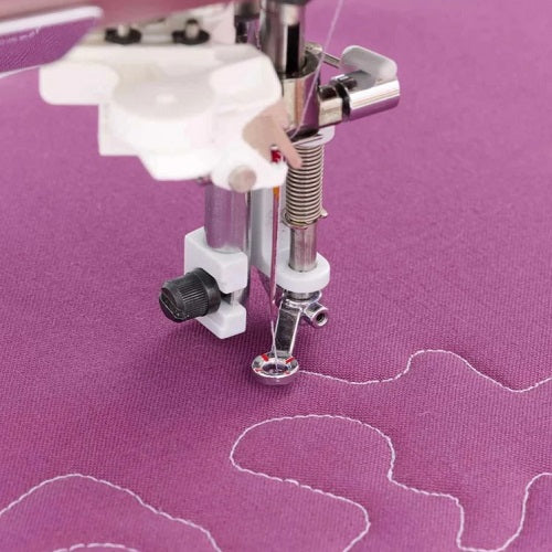 free motion sewing with the Husqvarna Viking Closed Free Motion Spring Foot