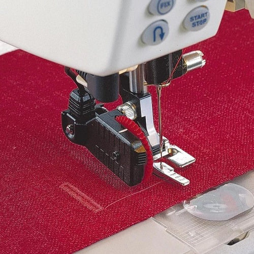 sewing buttonholes with the Husqvarna Viking Sensor One-Step Buttonhole Foot
