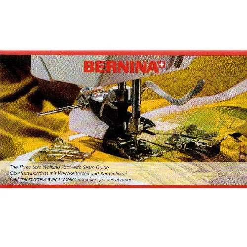 Bernina Genuine 50 Three Sole Walking Foot with Seam Guide old style