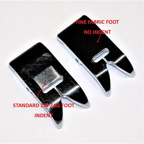 Brother/Baby Lock Fine Fabric Zig-Zag Presser Foot comparison