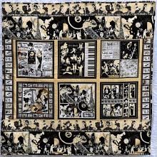 JAZZ AGE Musical Quilted Wall Hanging/Throw