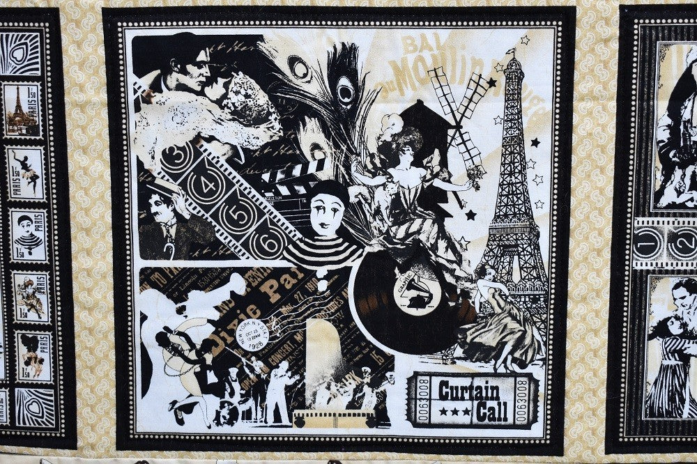 JAZZ AGE Musical Quilted Wall Hanging/Throw