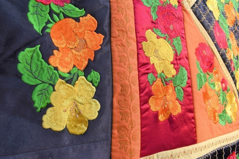 FIESTA Floral Embroidered Wall Hanging