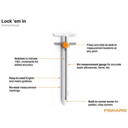 Fiskars 6" Sliding Measuring Gauge 4