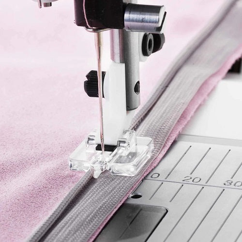 inserting an invisible zipper with The Husqvarna Viking Clear Invisible Zipper Foot
