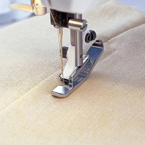 inserting a zipper with The Husqvarna Viking Narrow Zipper Foot