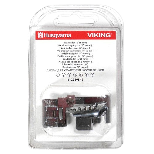  Husqvarna Viking 1/4" Bias Binder Foot packaged