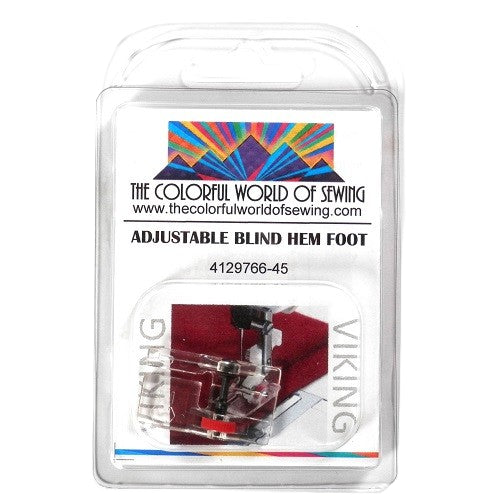Husqvarna Viking Adjustable Blind Hem Foot packaged