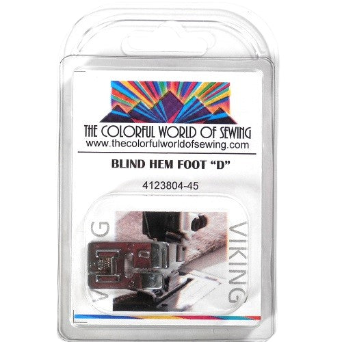 Husqvarna Viking Blind Hem Foot "D" packaged